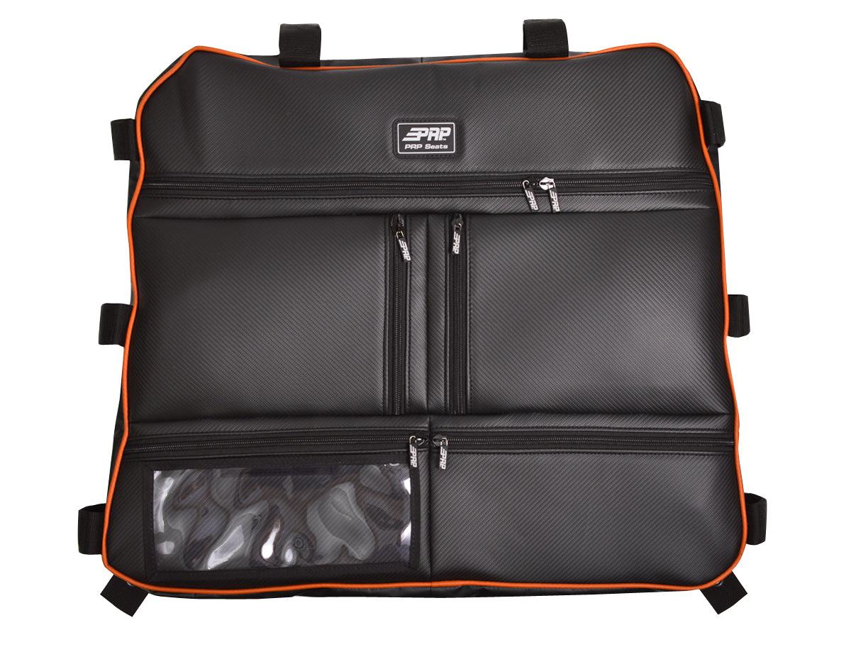 RZR 1000 OVERHEAD STORAGE BAG-storage bag-PRP Seats-O_Mandarin Orange Vinyl-Black Market UTV