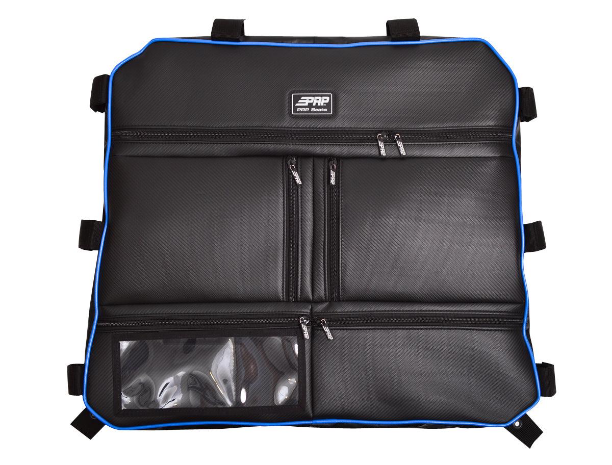 RZR 1000 OVERHEAD STORAGE BAG-storage bag-PRP Seats-V-Polaris Voodoo Blue Vinyl-Black Market UTV