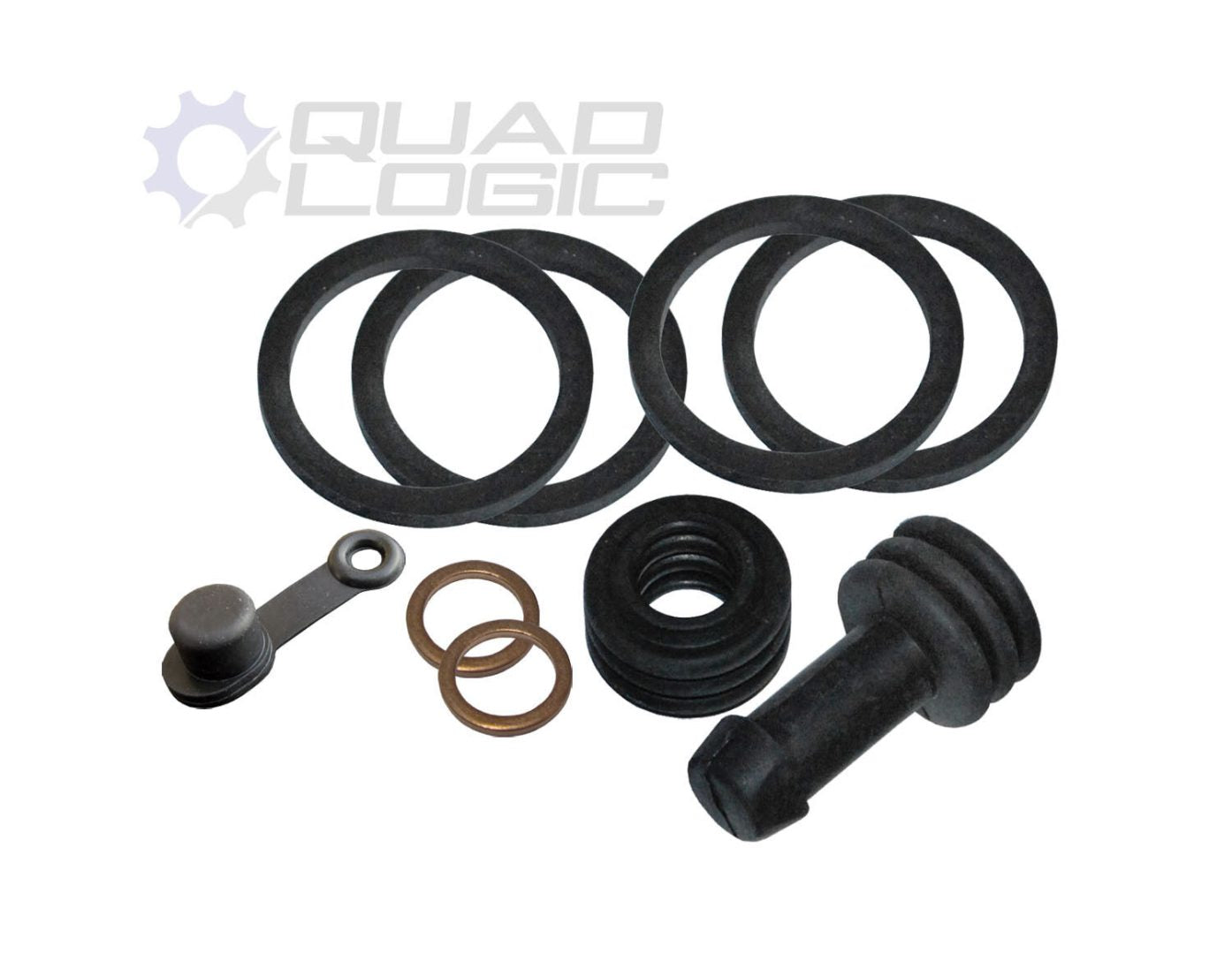RZR 1000 REAR Brake Caliper Rebuild Kit-Quad-Logic-Black Market UTV