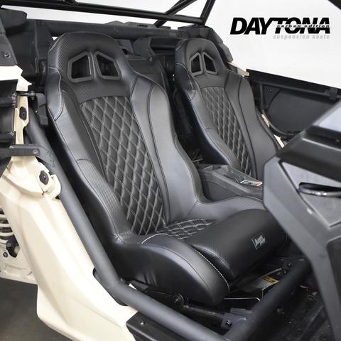 (BLACK) CARBON EDITION DAYTONA SEATS-Seat-Aces Racing-Polaris RZR/General-Black Market UTV