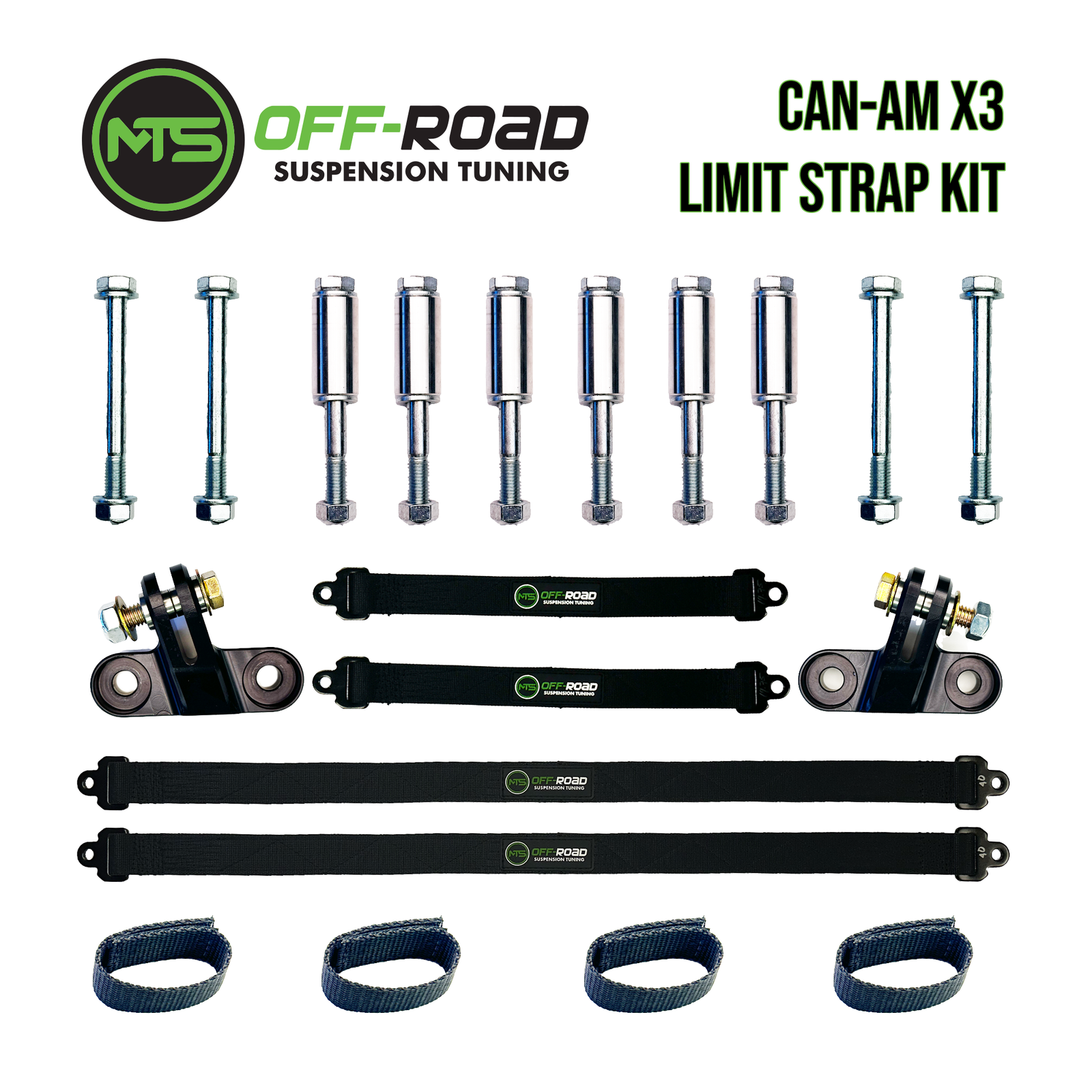 MTS Off-Road Can-Am X3 Limit Strap Kit-Limit Strap Kit-MTS Off-Road-Black Market UTV