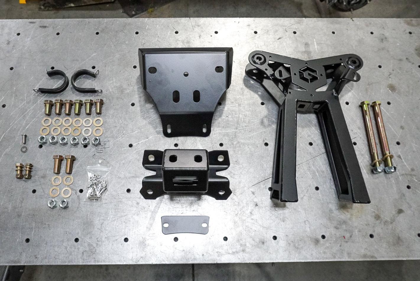 CAN AM X3 FRONT END "BULLETPROOF" KIT 2017-2025-Geiser Performance-Black-Black Market UTV