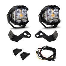 Can-Am Maverick R LP4 A-Pillar Kit-Lighting Pods-Baja Designs-Driving/Combo-Clear-Black Market UTV