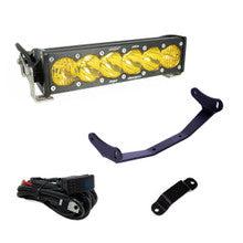 Can-Am Maverick R 10" OnX6+ Shock Tower Kit-Light Bars-Baja Designs-Driving/Combo-Amber-Black Market UTV