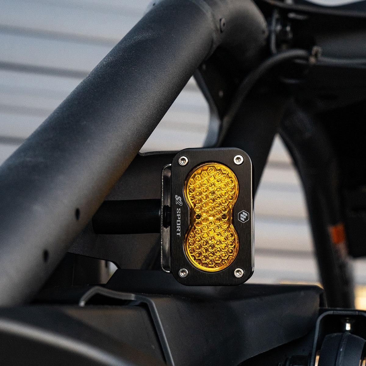 Can-Am Maverick R S2 Sport Chase Light Kit-Lighting Kit-Baja Designs-Work/Scene-Amber-Black Market UTV
