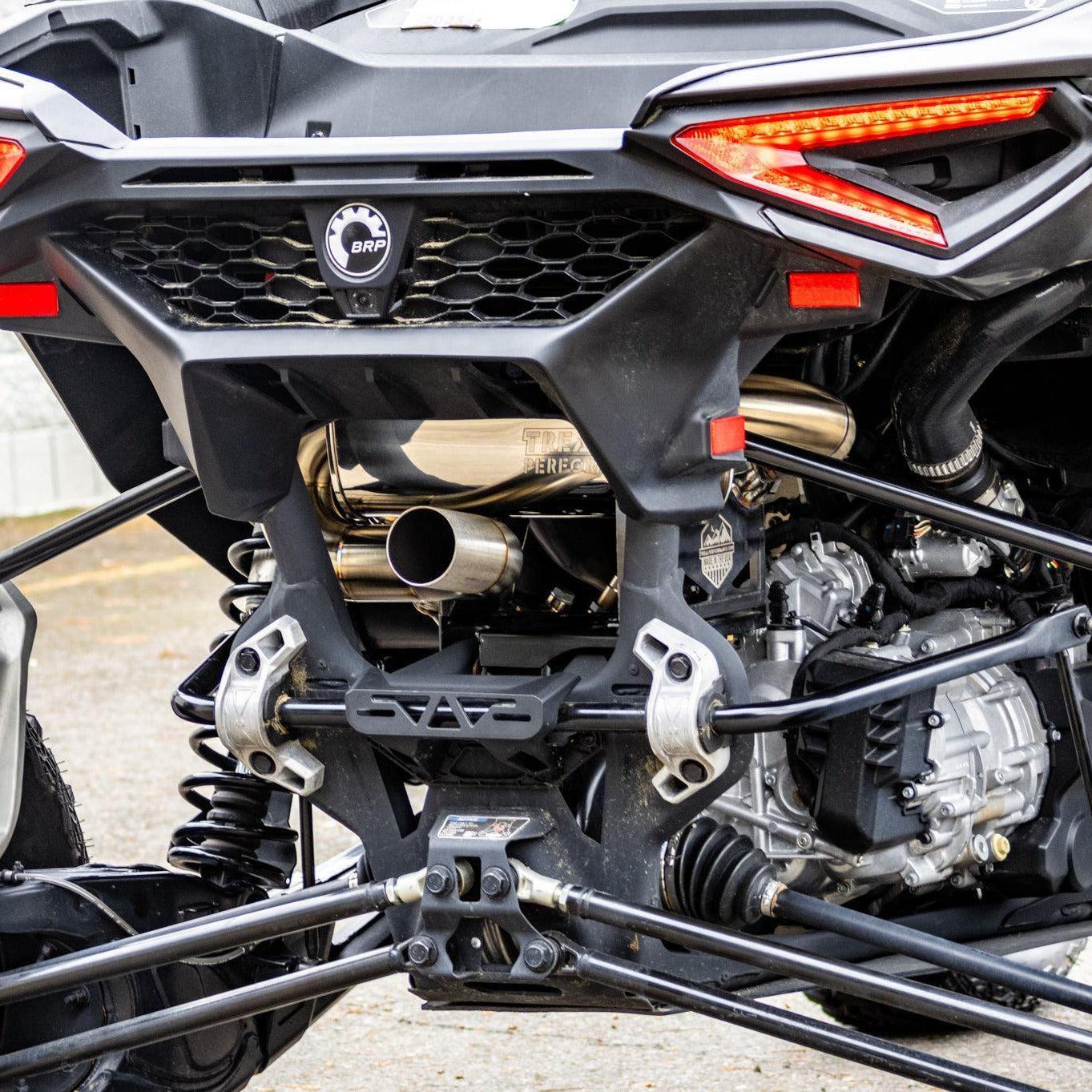 Treal Performance | 2024-2025 Can-Am Maverick R "The Patriot" Exhaust System-Exhaust-Treal Performance B2B-2024-2025 2-Seat-Black Market UTV