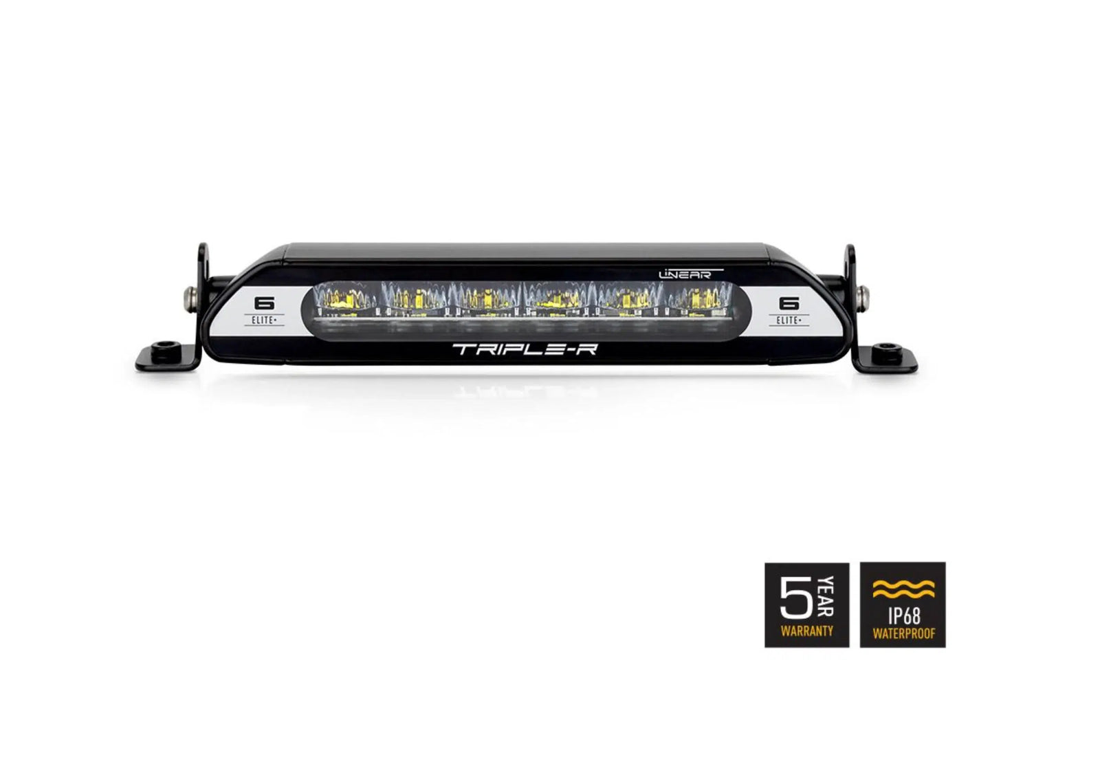 Triple R LINEAR-6 ELITE+-Light Bar-TMW Off-Road-No mounting brackets-Black Market UTV