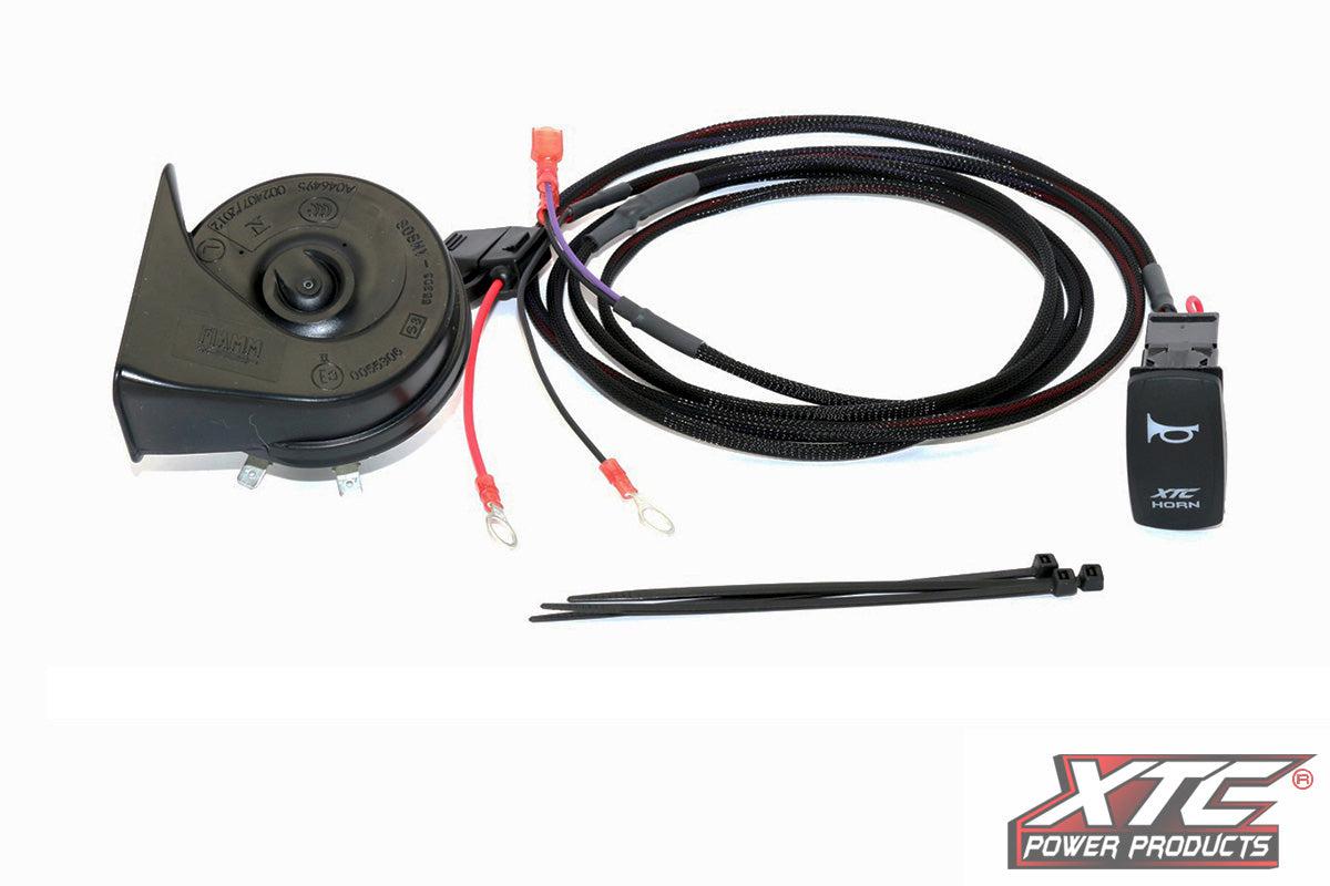 POLARIS RZR PLUG & PLAY HORN KIT WITH LASER ENGRAVED ROCKER SWITCH