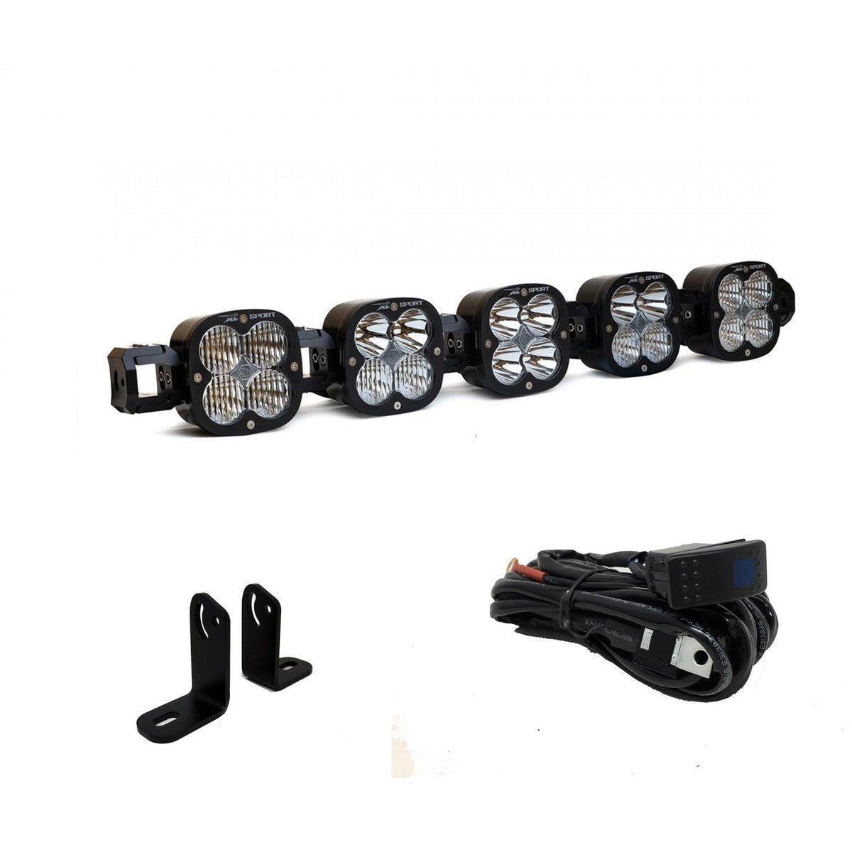 POLARIS RZR TURBO S XL LINKABLE ROOF MOUNT LIGHT KIT-Light Bars-Baja Designs-Black Market UTV