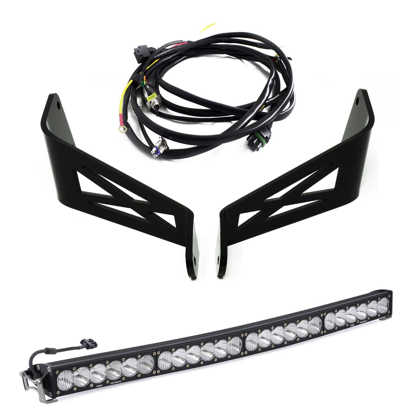 Can-Am Maverick X3 Rock Crawler Roof Mount Kit 40 Inch OnX6 Baja Designs-Lighting Kit-Baja Designs-Black Market UTV