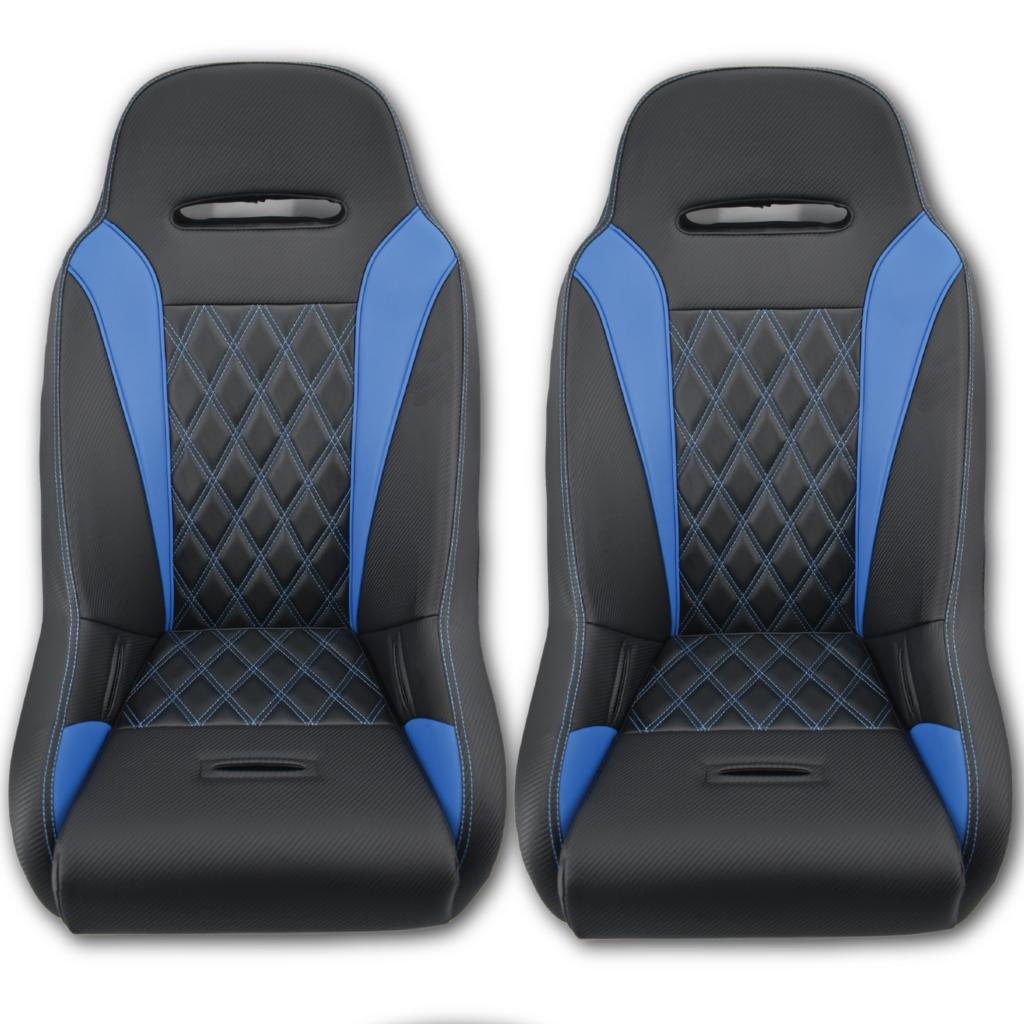 APEX SUSPENSION SEATS-Seat-Aces Racing-Black/Blue-Can Am X3-Black Market UTV