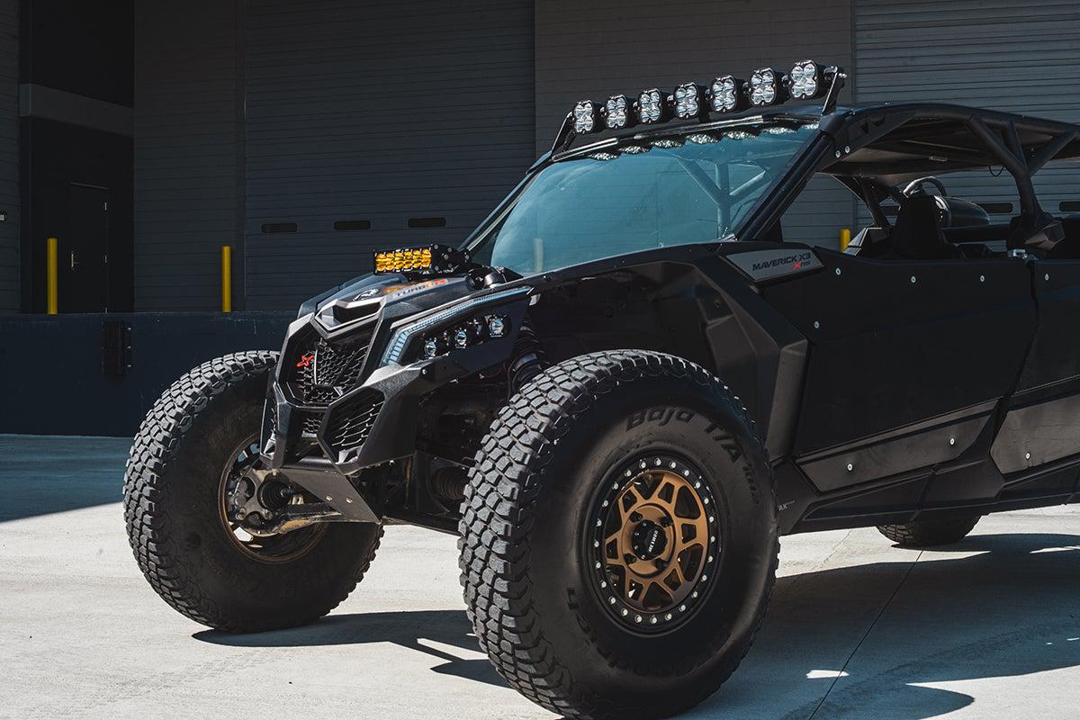 Can-Am X3, XL Linkable Roof Bar Kit-Lighting Kit-Baja Designs-Black Market UTV