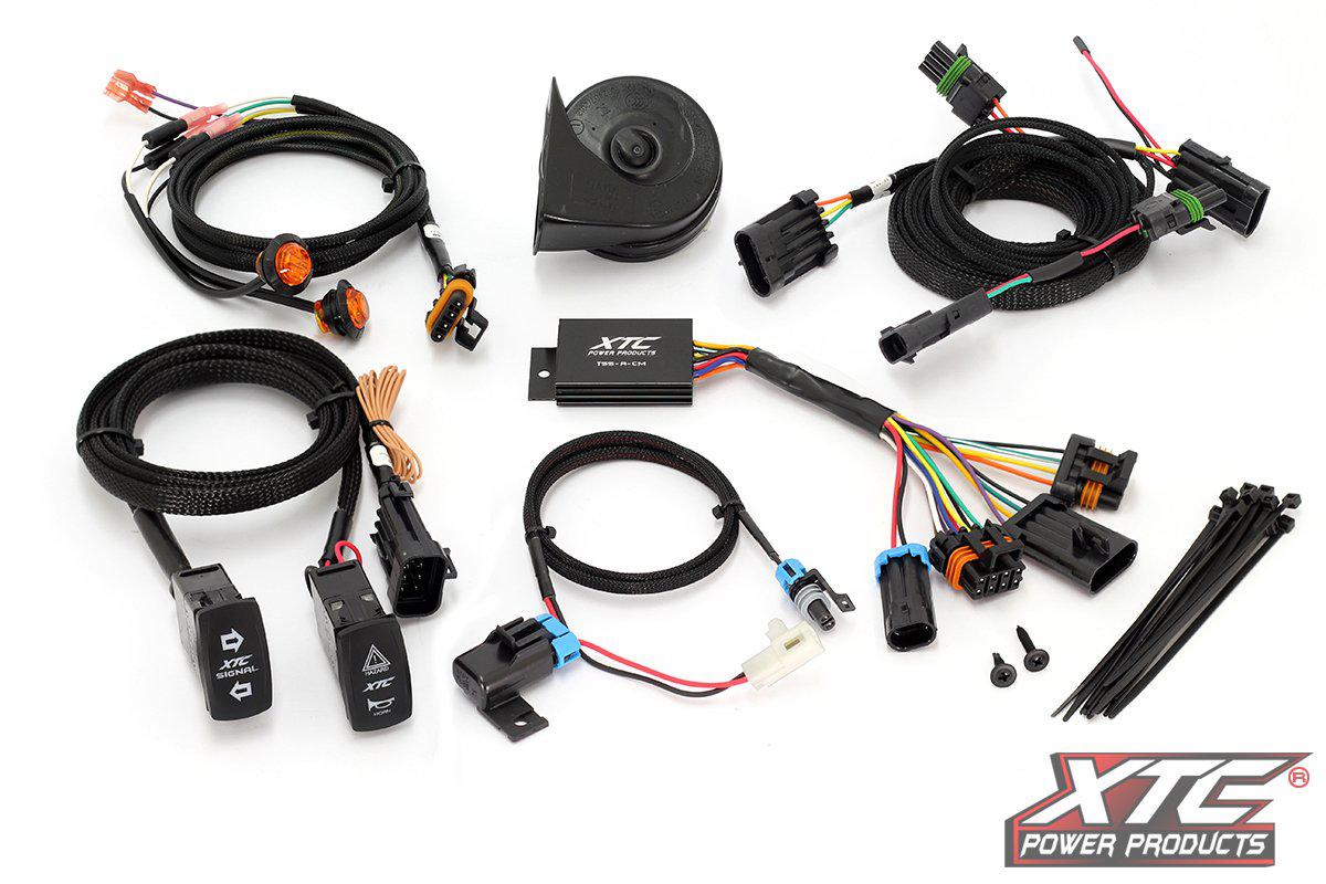 Can-Am Maverick X3 Self-Canceling Turn Signal System with Horn-Street Legal Kit-XTC-Black Market UTV