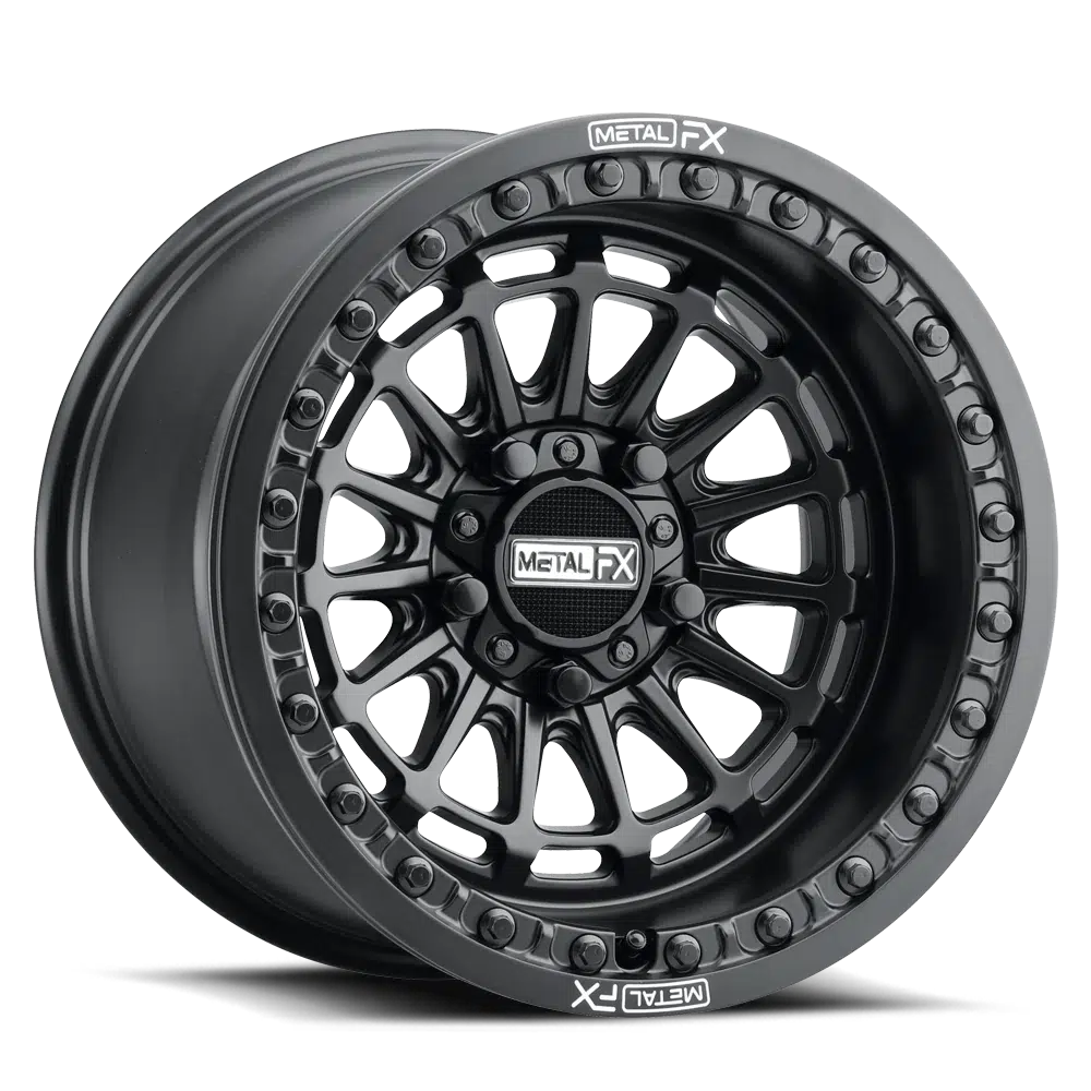 DELTA R BEADLOCK - POLARIS RZR PRO R-Wheels-Metal FX Offroad-15x7 - 5x114.3-Satin Black Contract Cut-Black Market UTV