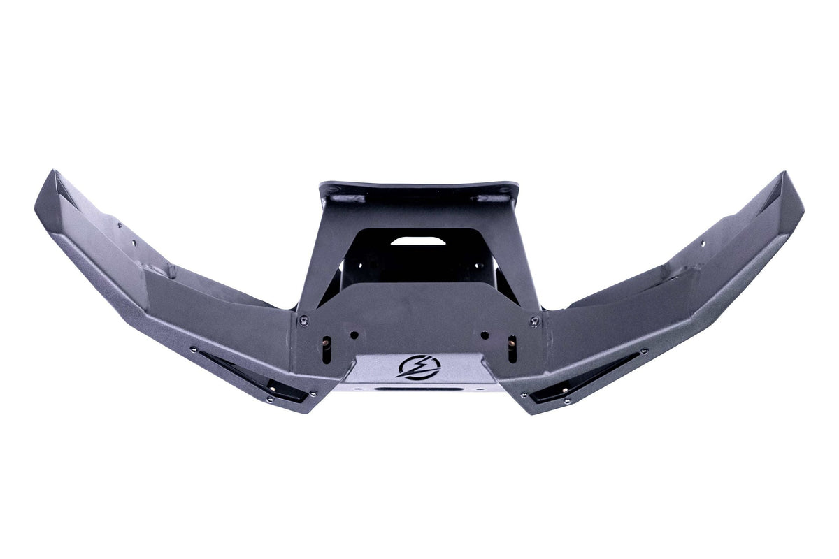 2022-2024 Polaris RZR Pro R, Turbo R Volt Series Front Winch Bumper-WINCH BUMPER-Elektric Offroad Design-Baja Designs 10&quot; OnX6+ Led Bar Driving/Combo Clear [pn #451003](+$442.95)-Elektric Offroad Designs UTV Winch Fairlead and Hook Gun Metal [WFL110004] ($135.00)-No Wiring Harness-Black Market UTV