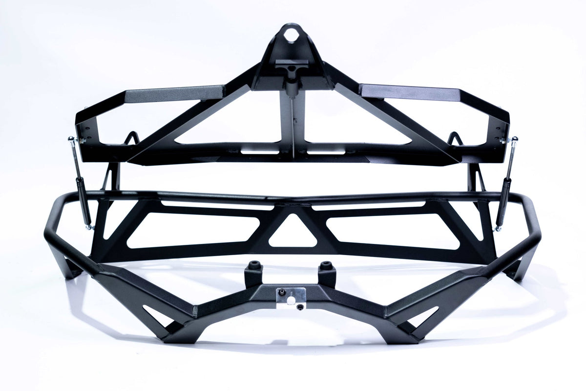 2017-2024 Can Am X3 Maverick Volt Series Baja Spare Tire Rack-Spare Tire Rack-Elektric Offroad Design-Black Market UTV