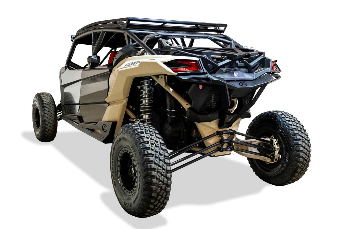 2017-2024 Can Am X3 Maverick Volt Series Baja Spare Tire Rack-Spare Tire Rack-Elektric Offroad Design-Black Market UTV