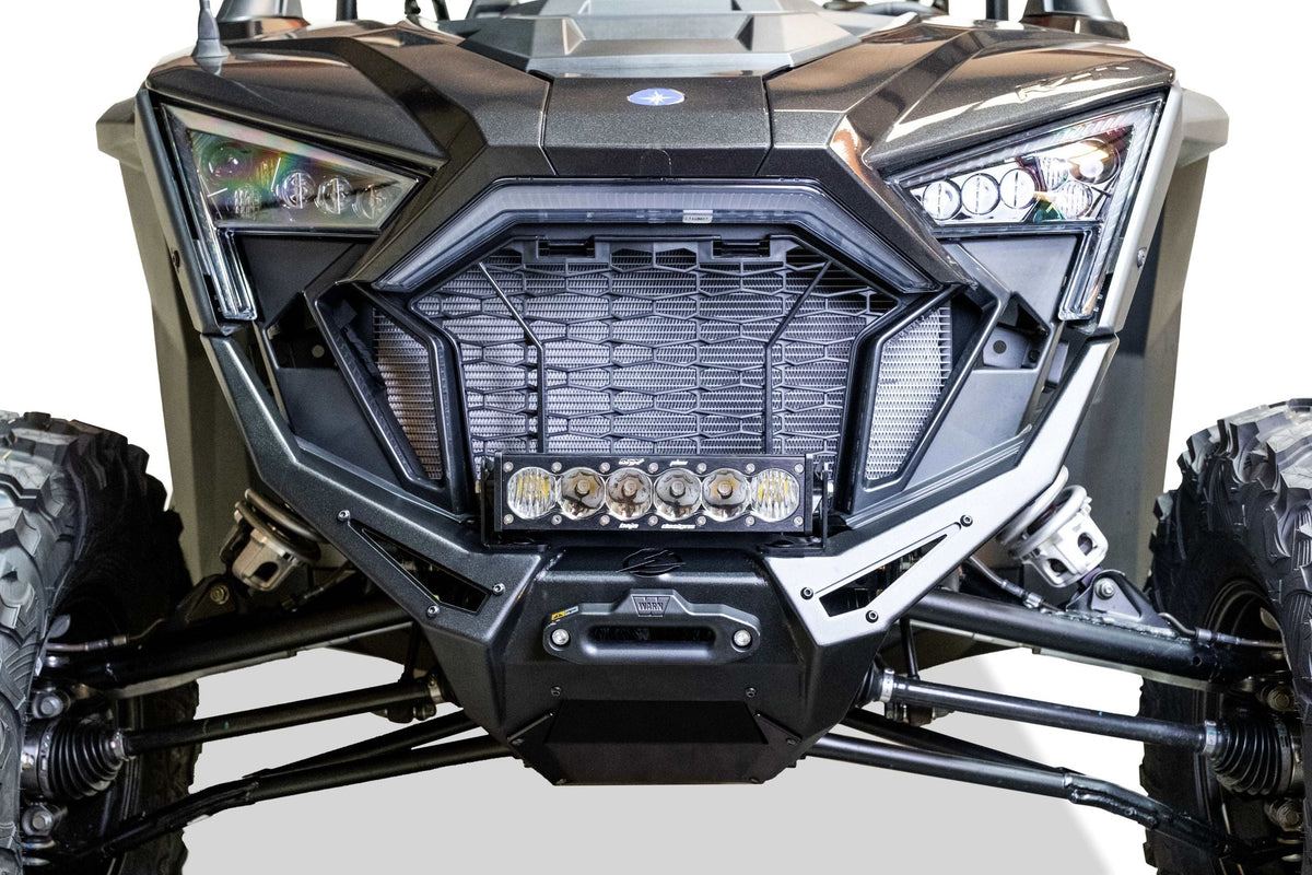 2024 to Current Maverick R Volt Front Winch Bumper-WINCH BUMPER-Elektric Offroad Design-Black Market UTV