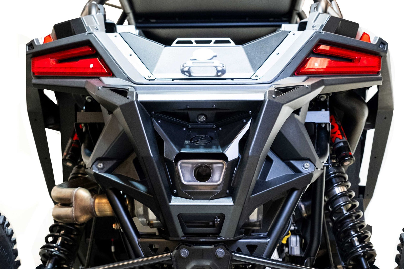 2020-2024 Polaris RZR Pro R Volt Series Rear Bumper-WINCH BUMPER-Elektric Offroad Design-Black Market UTV