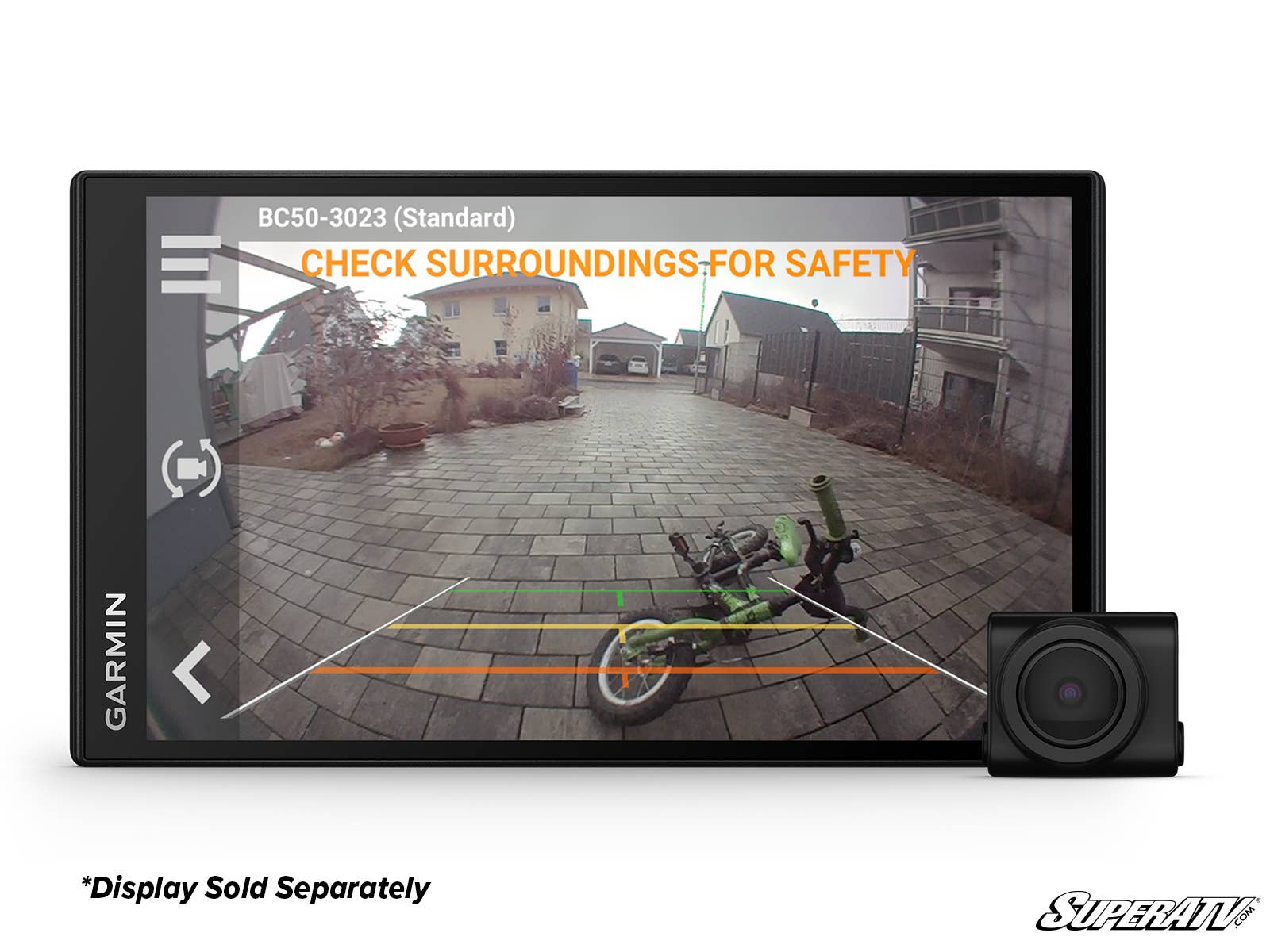 Garmin BC™ 50 Wireless Backup Camera with License Plate Mount-License Plate Mount-Super ATV-Camera Only-Black Market UTV