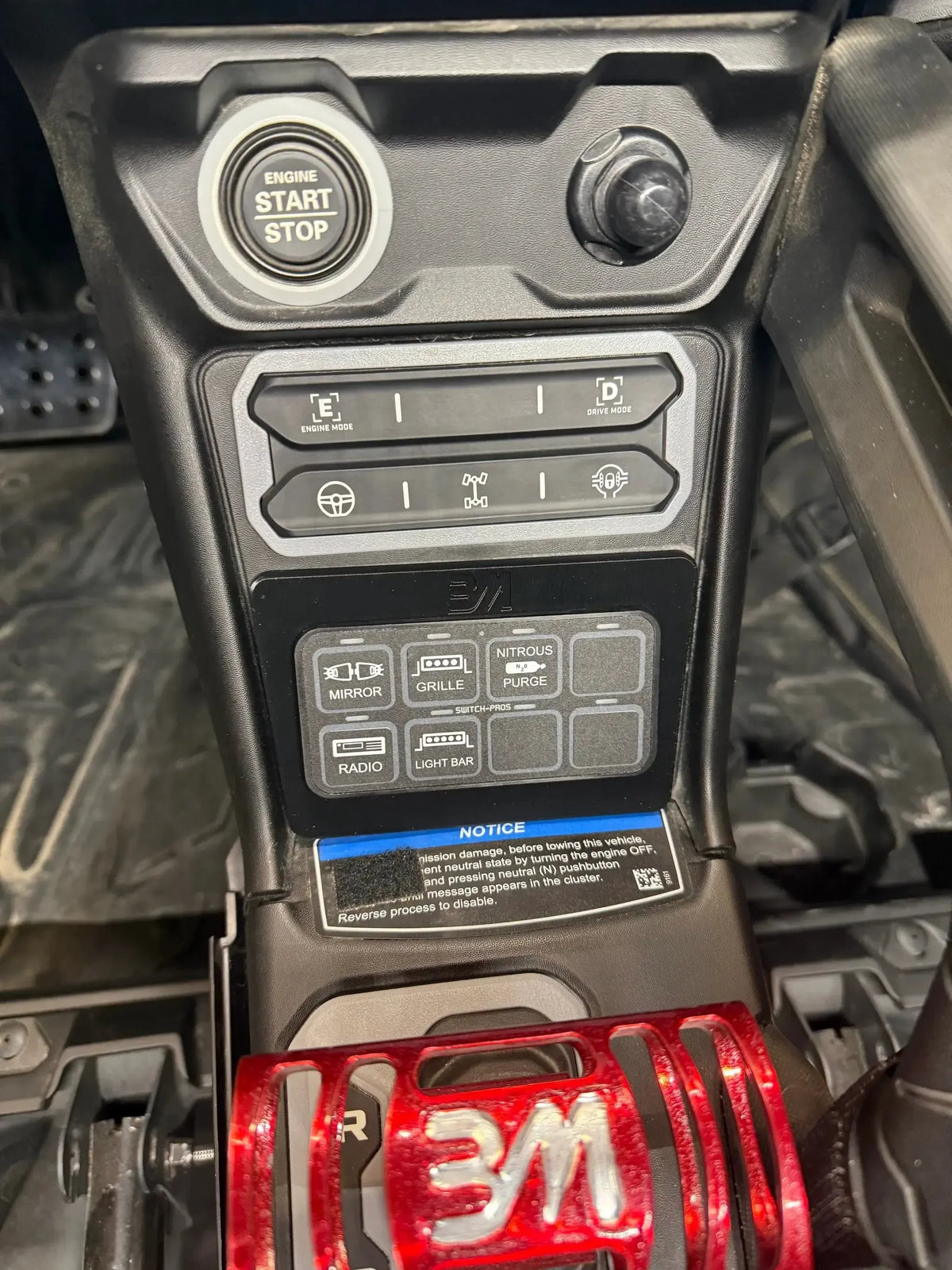 Maverick R Switch Pro (SP-9100) Mount-Black Market UTV Dealer-Plastic-No Switch-Pro SP9100-Black Market UTV