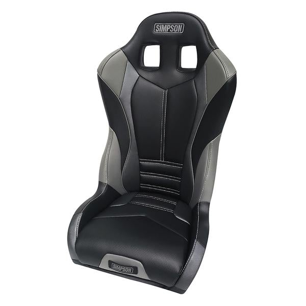 SIMPSON RACING PRO SPORT OFF-ROAD SUSPENSION SEAT-Seats-Simpson-Black/Charcoal/Gray-Black Market UTV