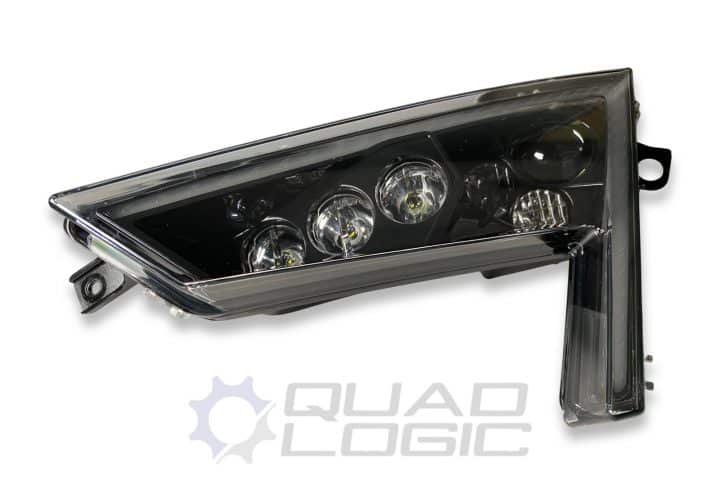 RZR Pro XP Black Halo Headlights (PAIR)-Headlight Kit-Quad-Logic-Black Market UTV