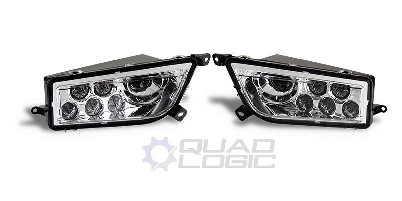 Polaris RZR 1000 Chrome LED Headlight Conversion Kit