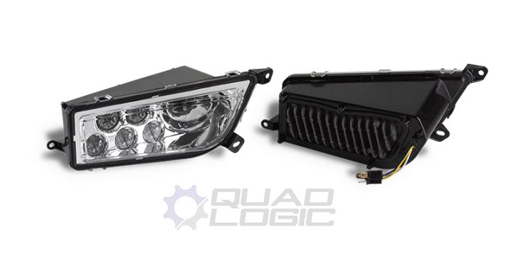 Polaris RZR 1000 Chrome LED Headlight Conversion Kit