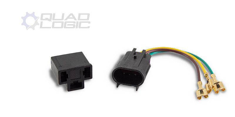 RZR 1000 Black LED Headlight Conversion Kit-Headlight Kit-Quad-Logic-Black Market UTV
