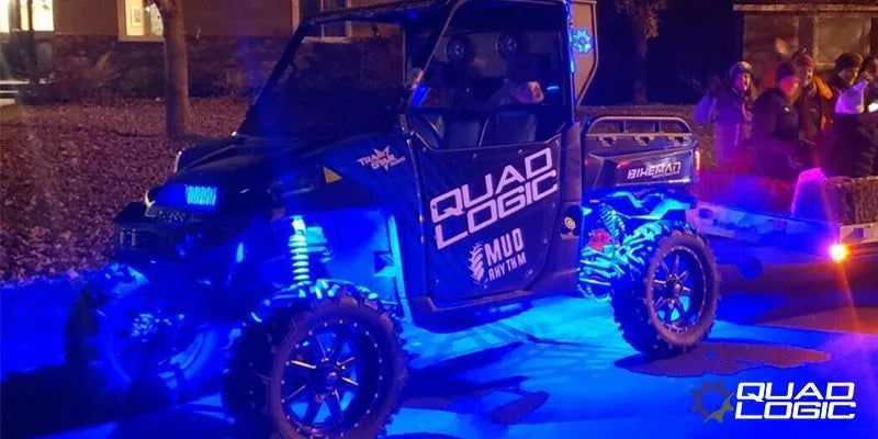 Universal 4Pod RGB Rock Light Accessory Kit-Lighting Kit-Quad-Logic-Black Market UTV