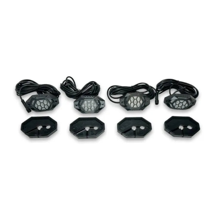 Universal 4Pod RGB Rock Light Accessory Kit-Lighting Kit-Quad-Logic-Black Market UTV