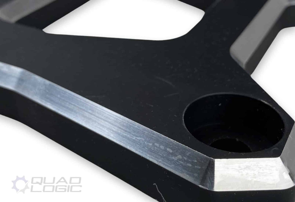 RZR 1000 Billet Aluminium Rear Radius Rod Plate-Radius Rod Plate-Quad-Logic-2014-2017-Black Market UTV