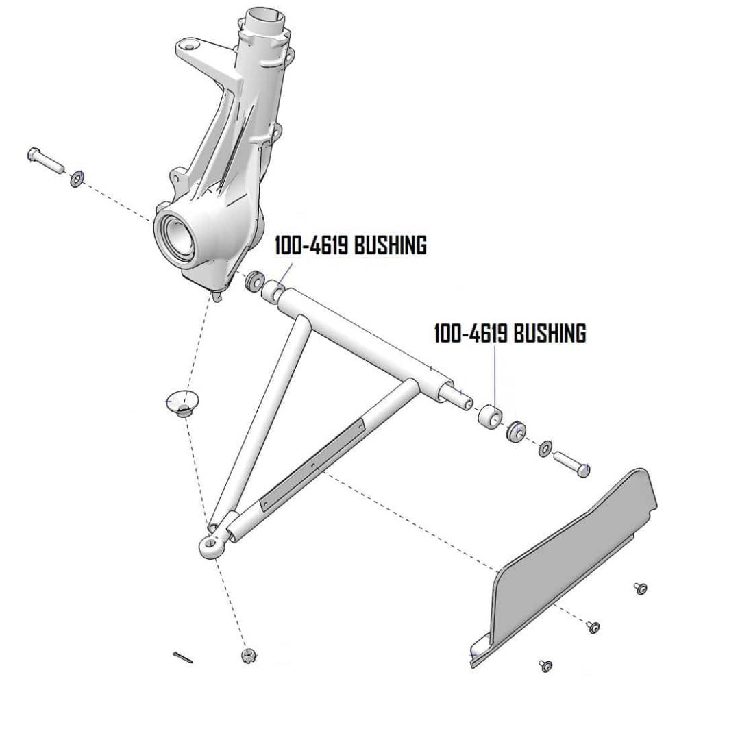 RZR XP 1000 10MM Standard Suspension Bushing