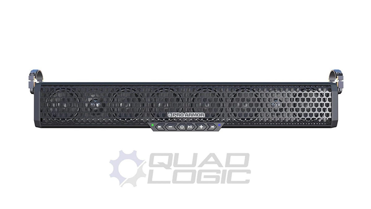 PRO ARMOR 8 Speaker Soundbar with Bluetooth-Audio-Quad-Logic-Black Market UTV