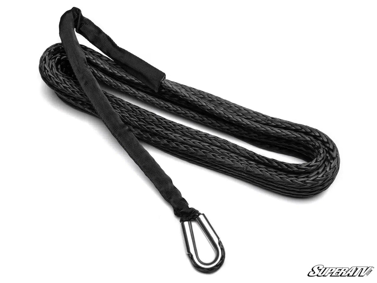 SYNTHETIC WINCH ROPE REPLACEMENT-Super ATV-3500 lbs.-charcoal-Black Market UTV