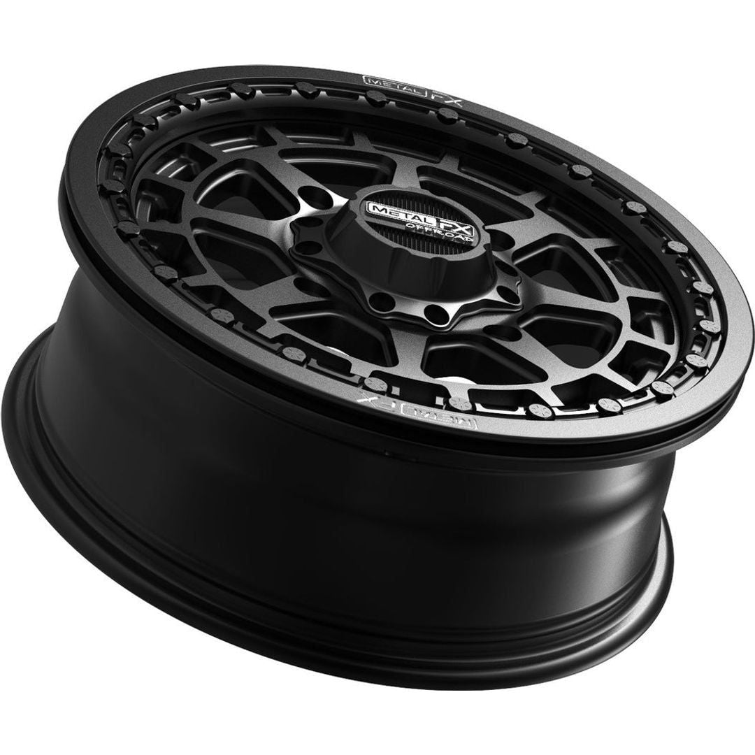 OUTLAW BEADLOCK WHEEL (SATIN BLACK)-Wheels-Metal FX Offroad-15x6-4x137-Black Market UTV