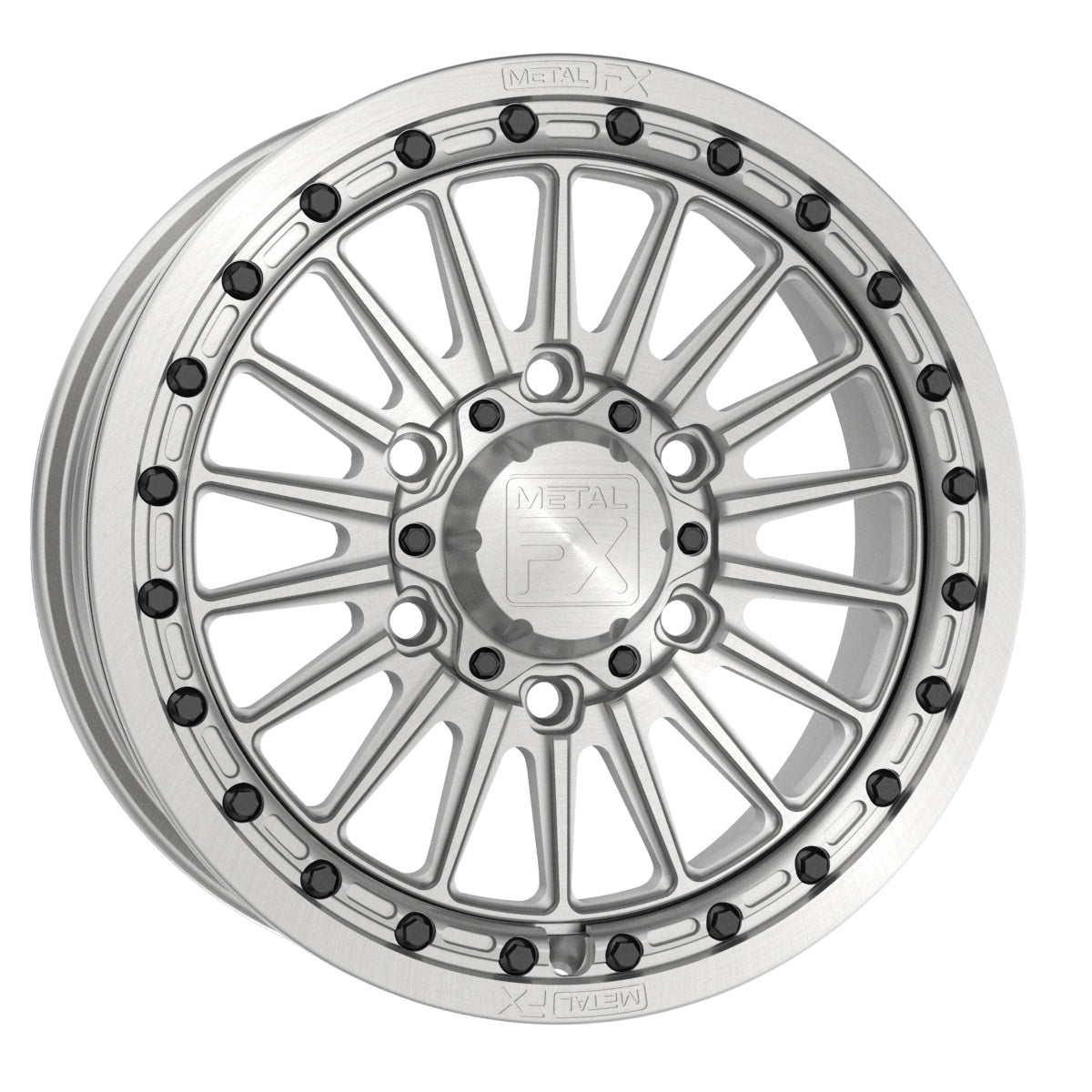 DELTA 6R FORGED MONOBLOCK BEADLOCK WHEEL-Wheels-Metal FX Offroad-15x6 | +38 mm/4.5+1.5 | 6x139.7-RAW-Black Market UTV