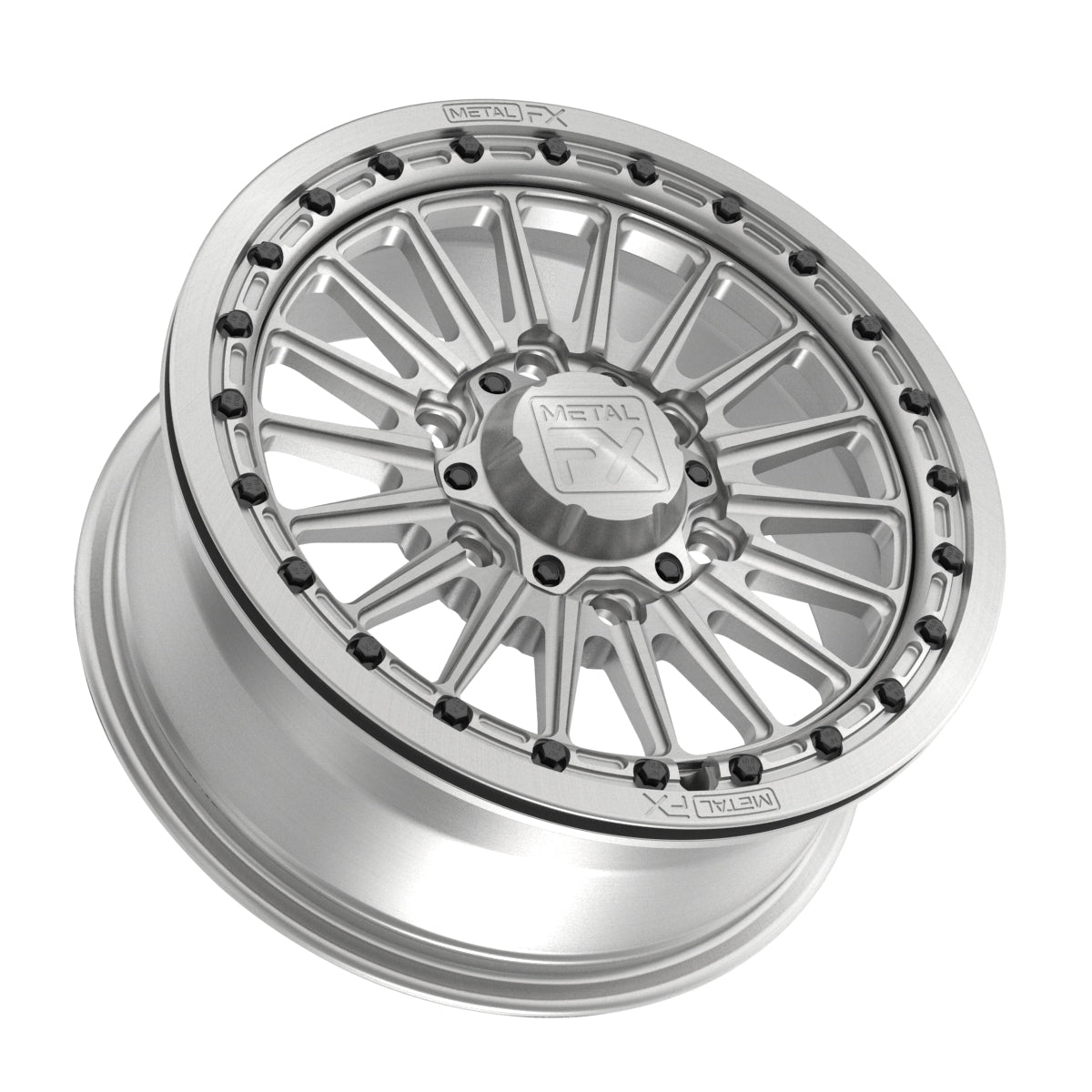 DELTA 6R | FORGED MONOBLOCK | BEADLOCK | CUSTOM-Wheels-Metal FX Offroad-15x6 | 4.5+1.5 | 6x5.5 (Maverick R)-FINISH-Black Market UTV