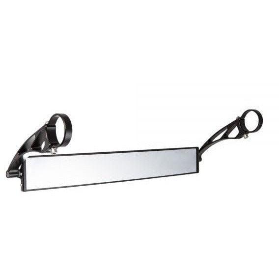 17&quot; WIDE PANORAMIC REARVIEW MIRROR (6&quot; ARMS)-Rear View Mirror-Axia Alloys-Black-1.5&quot;-Black Market UTV
