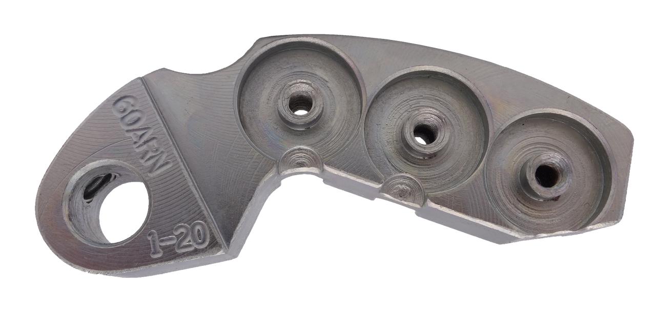 Supertip RN Series "Raised Notch" Notched Drag Race Cam Arms-Clutch Weights-STM-STM Supertip Bushing- Single-60 Gram Base / .470 wide-1 Arm (no fasteners)-Black Market UTV