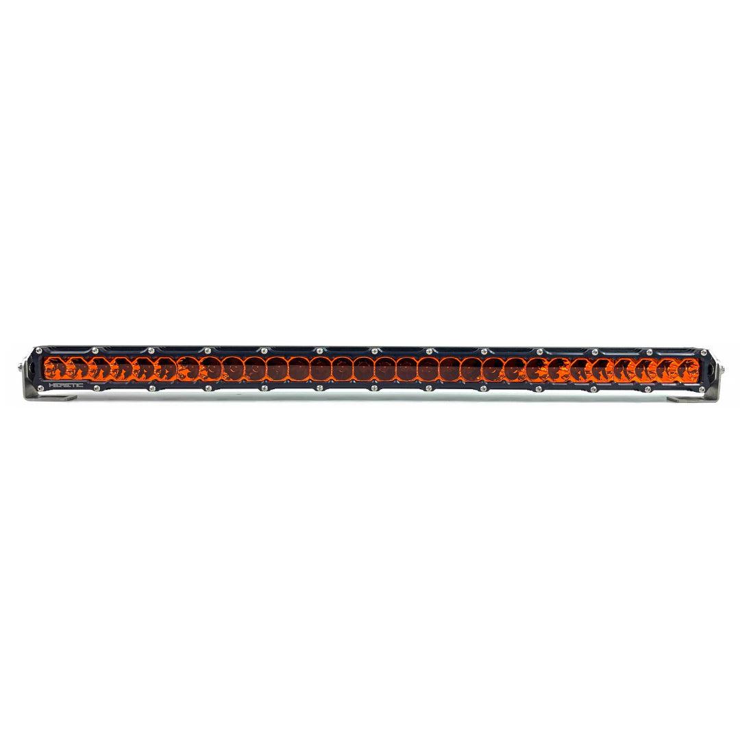 40" Amber LED Light Bar-Light Bar-Heretic Studio-Amber-Combo-Wiring Harness: 40" and Above for Single Light Bar (180W-300W) + $49.99-Black Market UTV