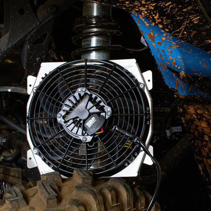 WSRD 10&quot; Intercooler Fan Shroud &amp; Fan Assembly | Can-Am X3-Intercooler-WSRD-2020-2024 Can-Am X3-Black Market UTV