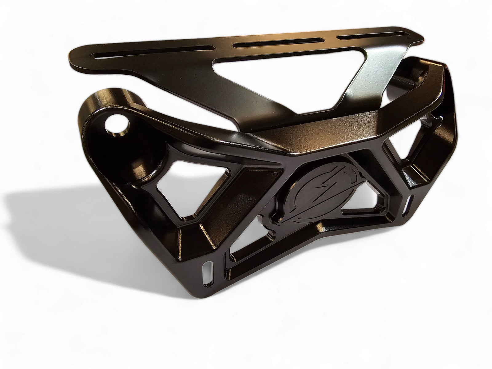 EOD 2017 to Current Can Am X3 Maverick Upper Shock Mount Brace with adjustable light mount bracket with Black finish-Winch Mount-Elektric Offroad Design-Black Market UTV