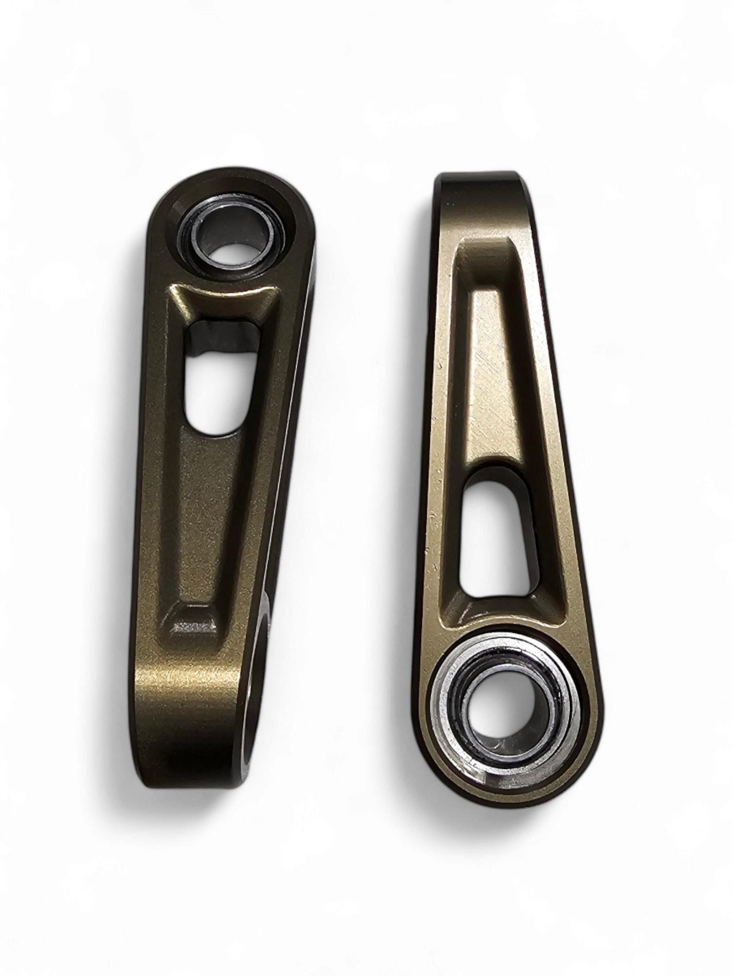 2017 to Current Can Am X3 Maverick Volt Front Sway Bar Links with Gunmetal Finish-Sway Bar Links-Elektric Offroad Design-Black Market UTV