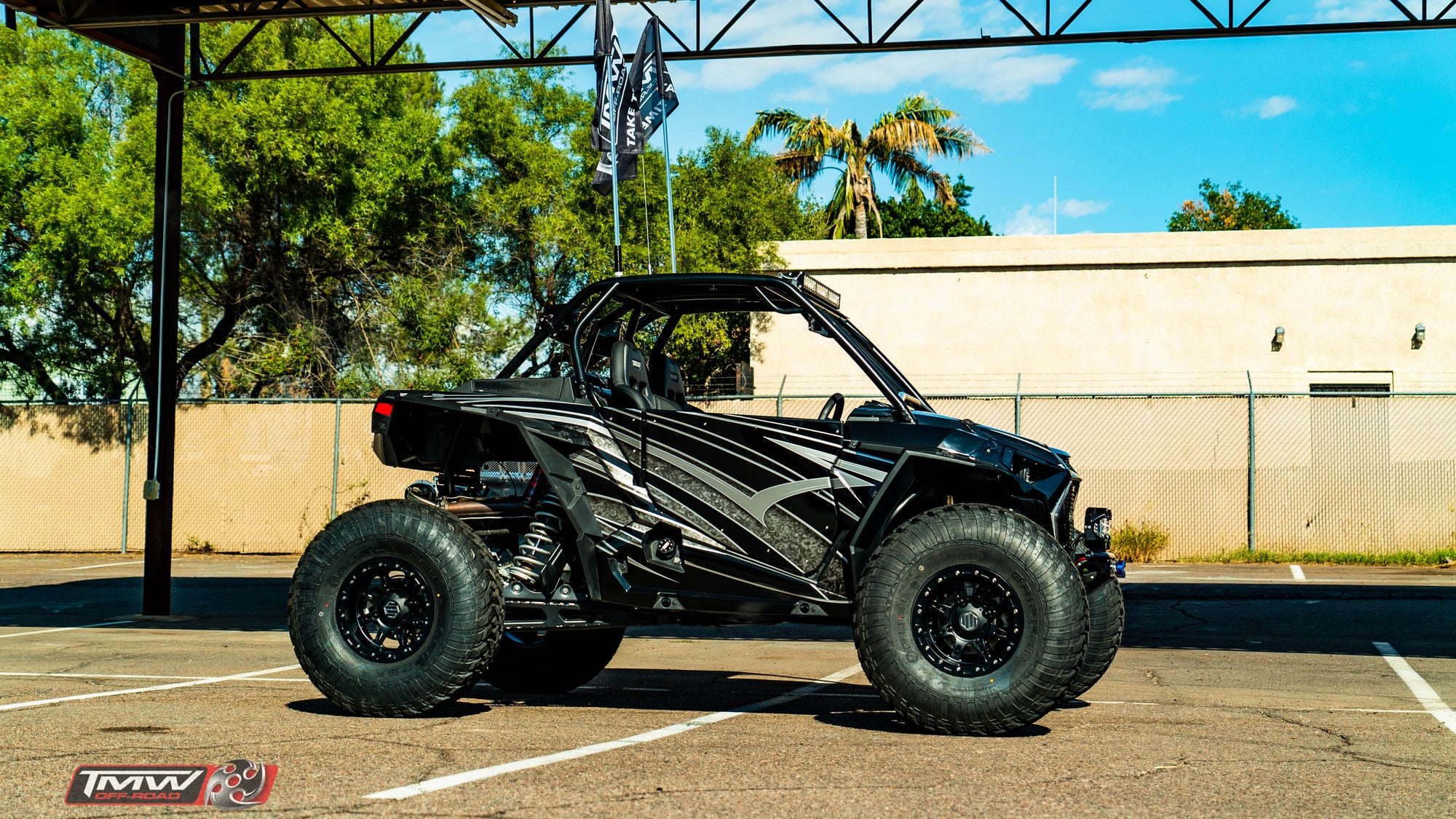 X3 Stealth 2 seat cage Fits 2020 and Newer X3-Seat Cage-TMW Off-Road-Add Hard top (+$370.00)-Black Market UTV