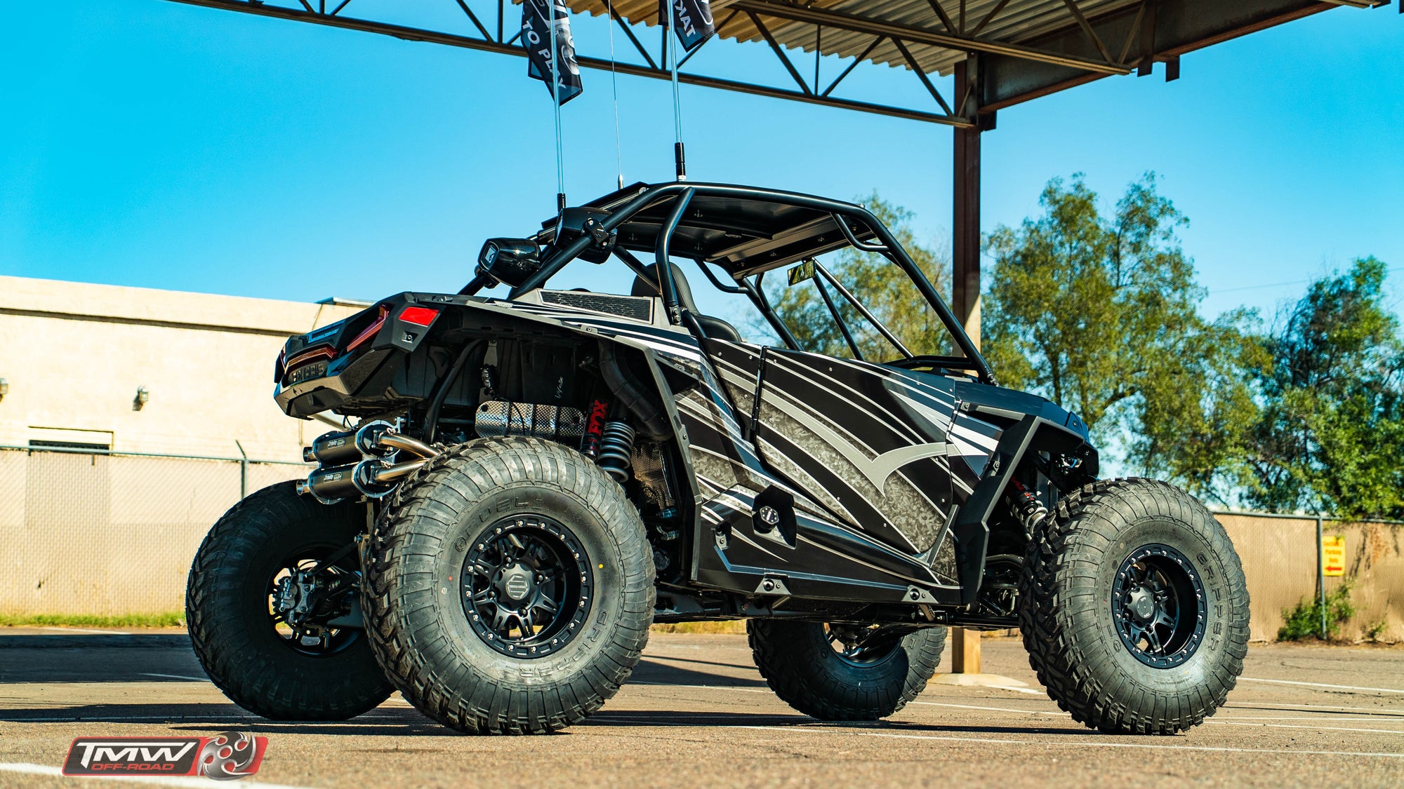 X3 Stealth 2 seat cage Fits 2020 and Newer X3-Seat Cage-TMW Off-Road-Add Hard top (+$370.00)-Black Market UTV