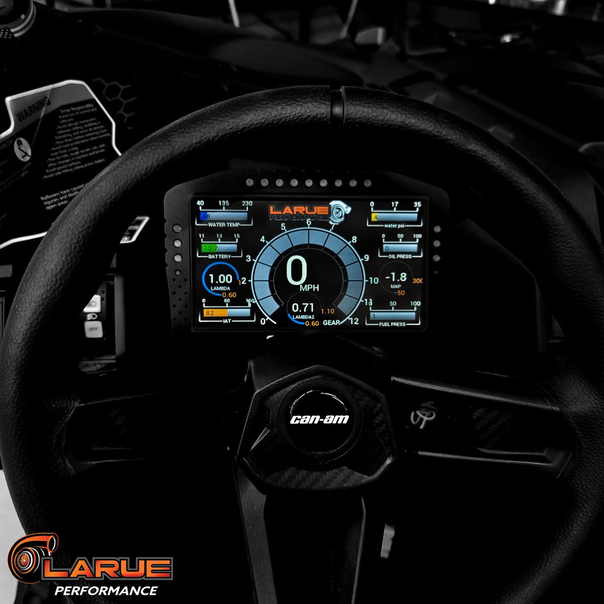 Can-Am X3 Plug-and-Play ECU Engine Management System-Turbo System-Larue-2017-RR-With Dash Display-Black Market UTV