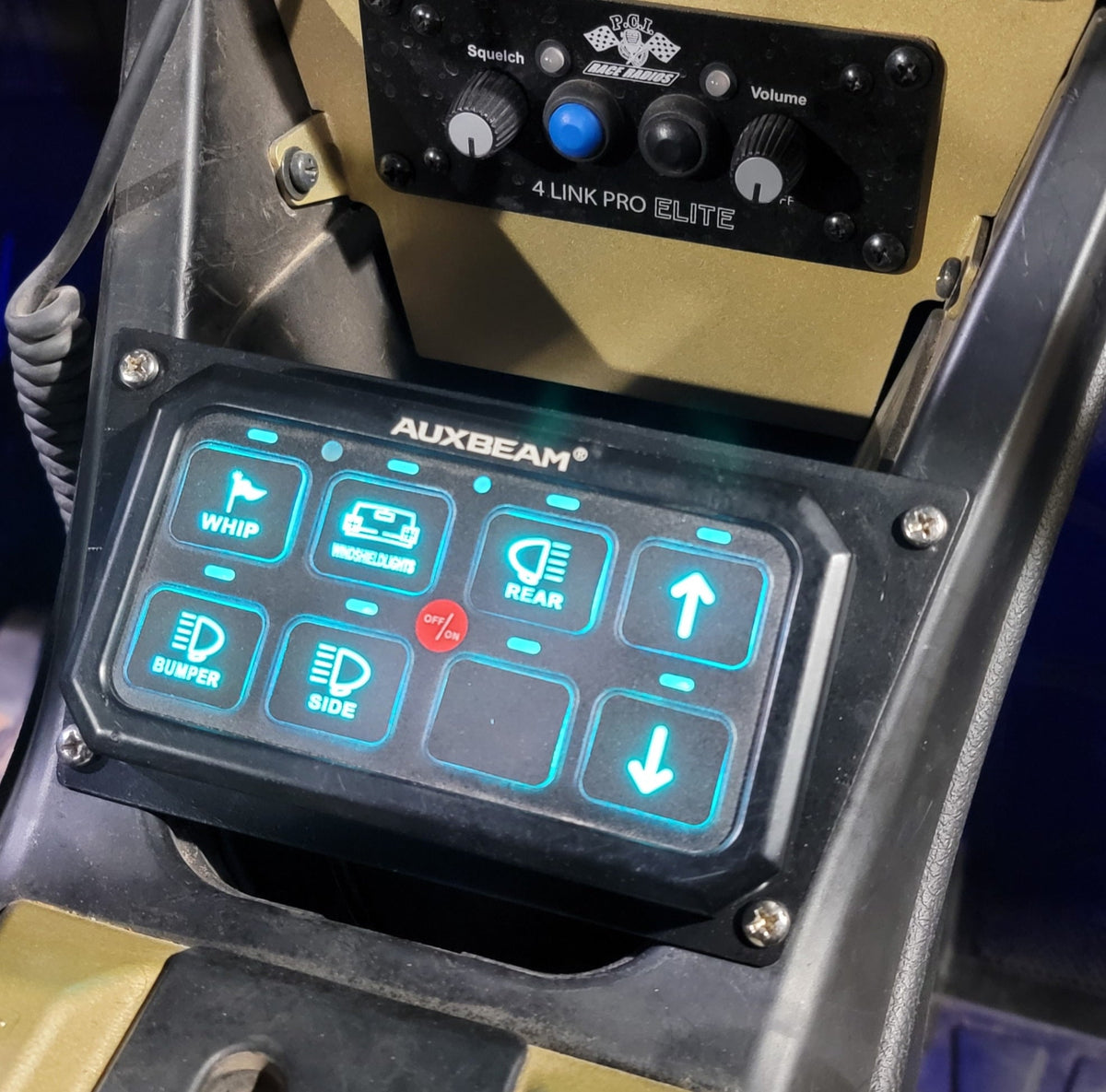 RZR Pro XP Pro R Tubro R Switch Panel Mount for Auxbeam and Switch Pros-ELECTRICAL-FastLab UTV-Auxbeam RA80 XL-Black Market UTV