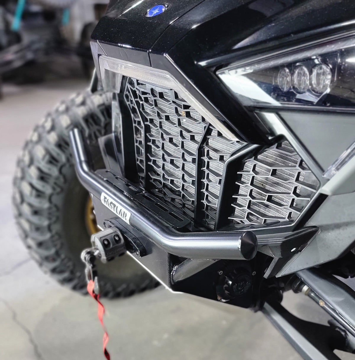 Fastlab Winch Bumper for Polaris RZR Pro R / Turbo R-RZR Protection-FastLab UTV-Black-No winch-Black Market UTV